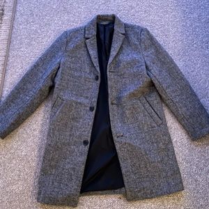 Men’s Medium Houndstooth Top Coat